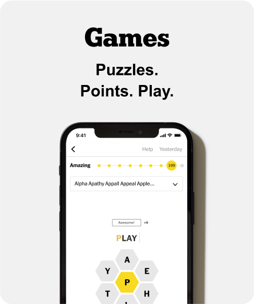 Games | Puzzles. Points. Play.