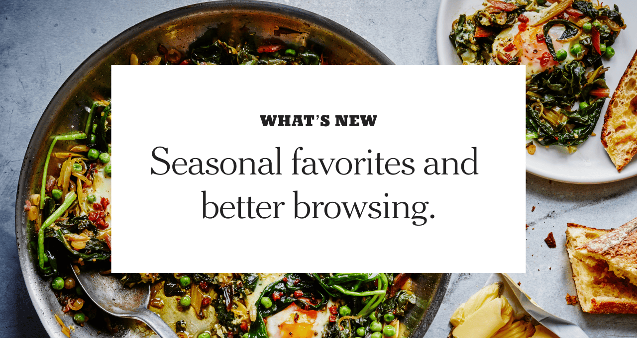 What’s New | Seasonal favorites and better browsing.